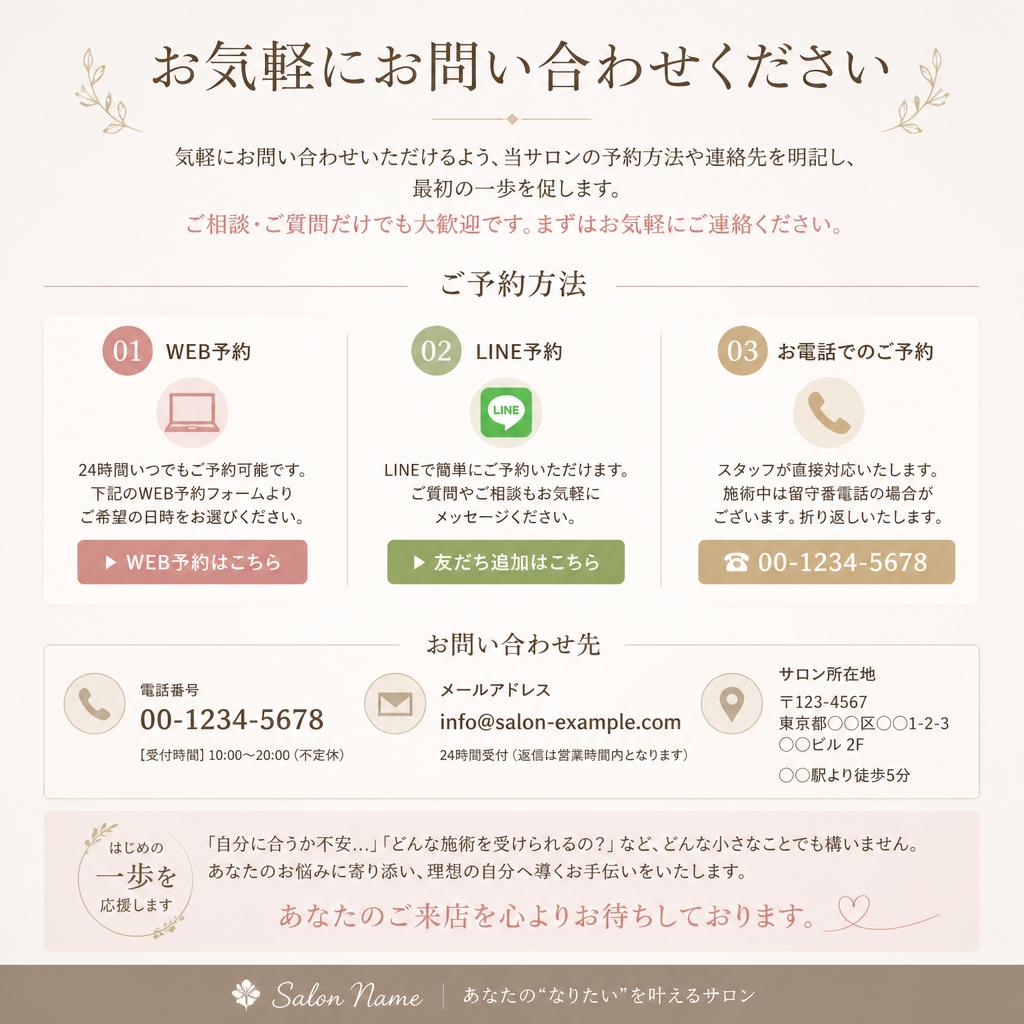 7. ご予約・お問い合わせ