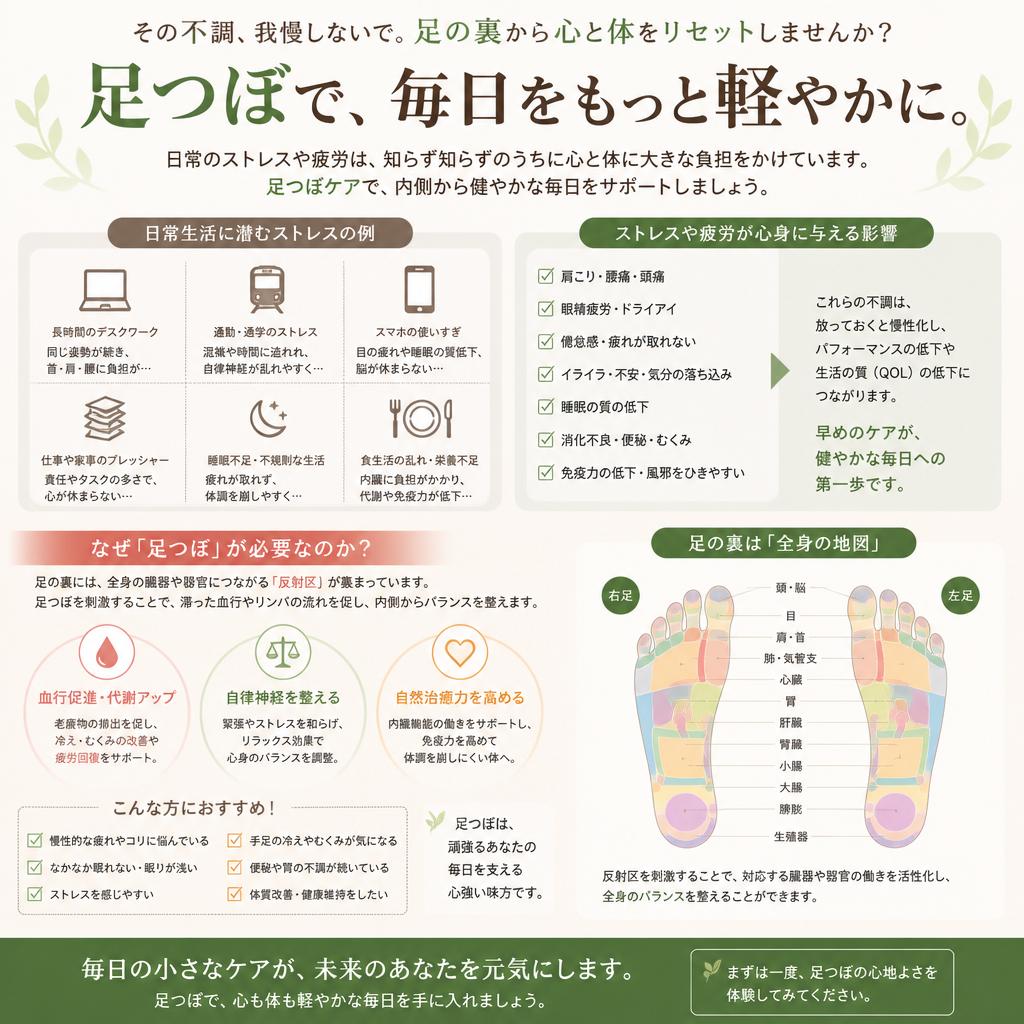 なぜ足つぼが必要なのか