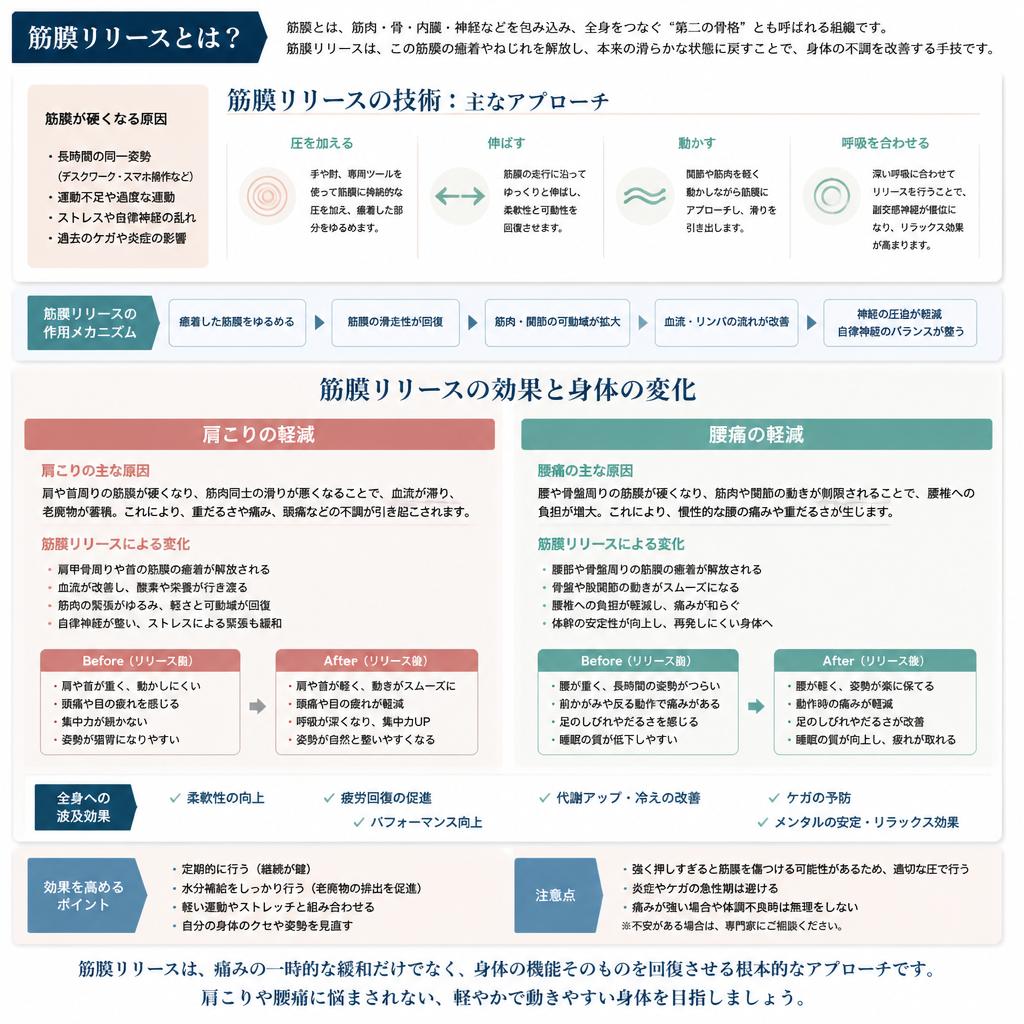 専門技術による筋膜リリース