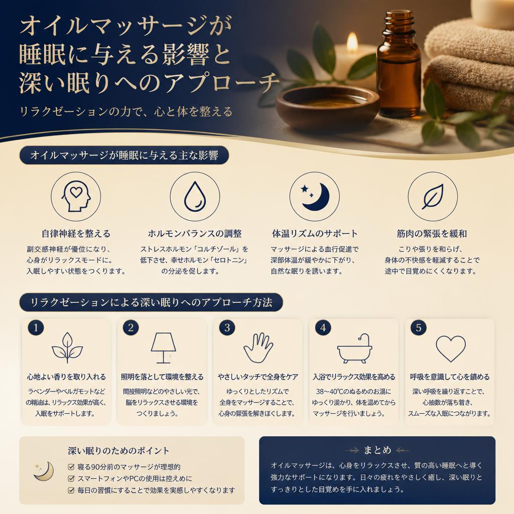 快適な睡眠のためのケア