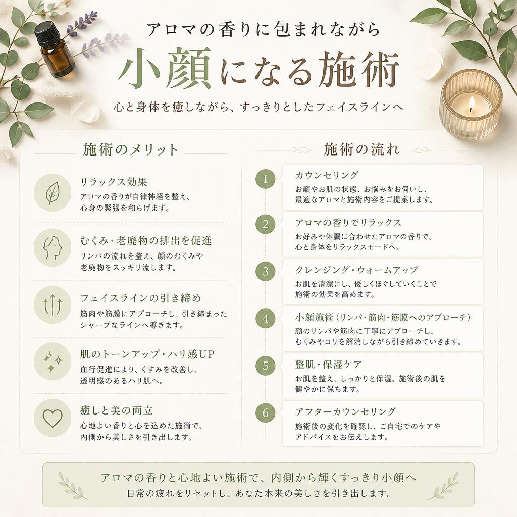 小顔施術の魅力