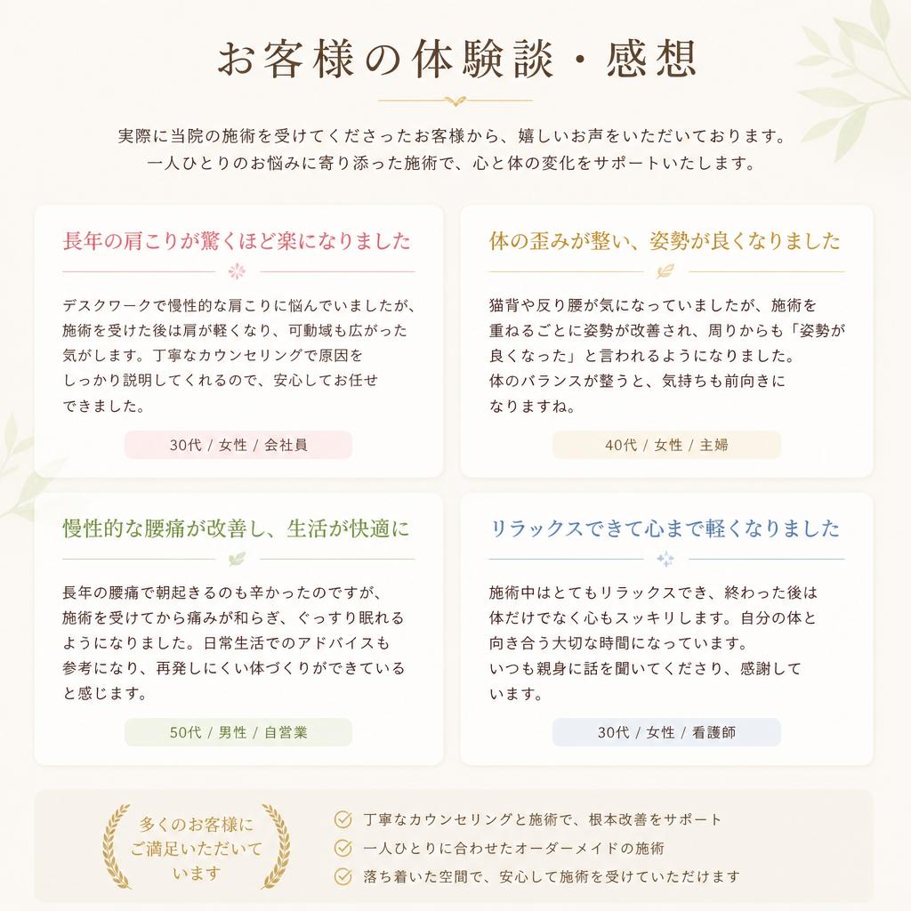 お客様の声