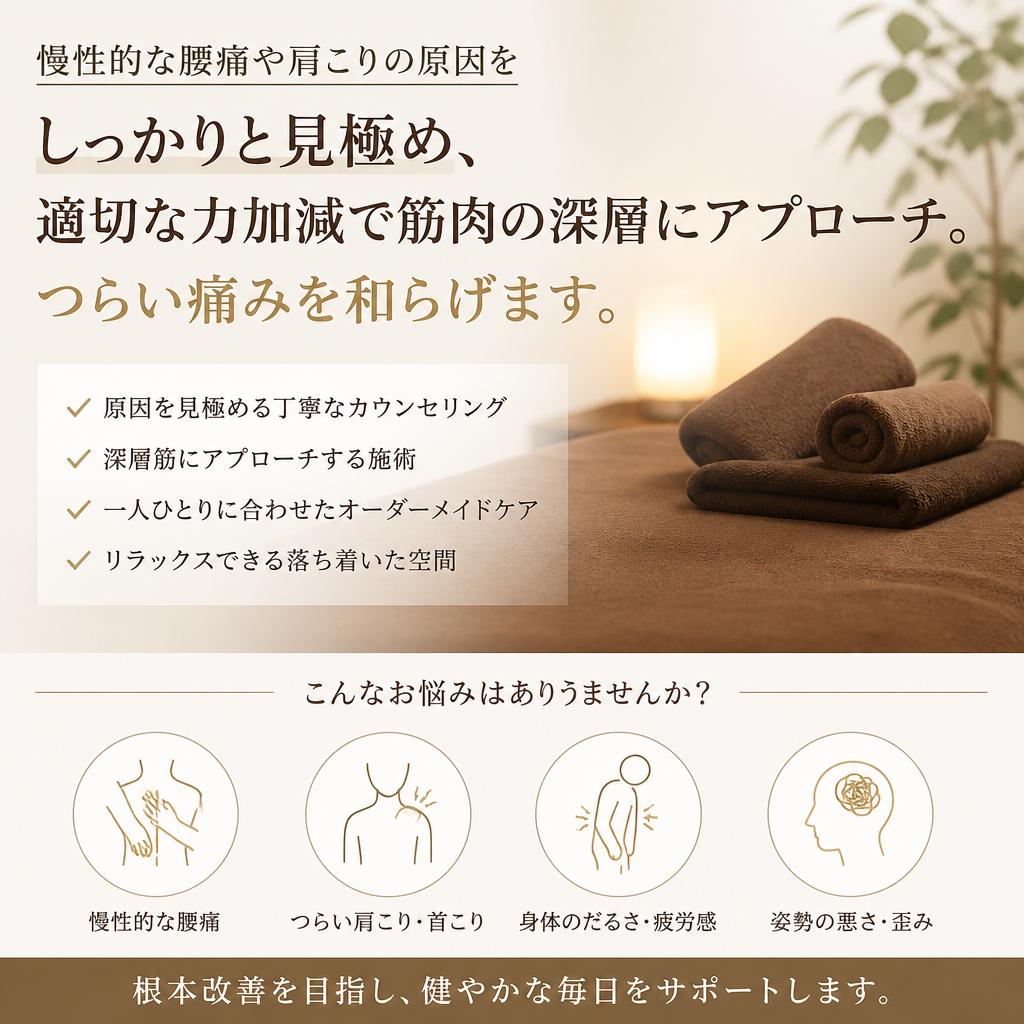 4. 筋肉疲労を根本からアプローチ