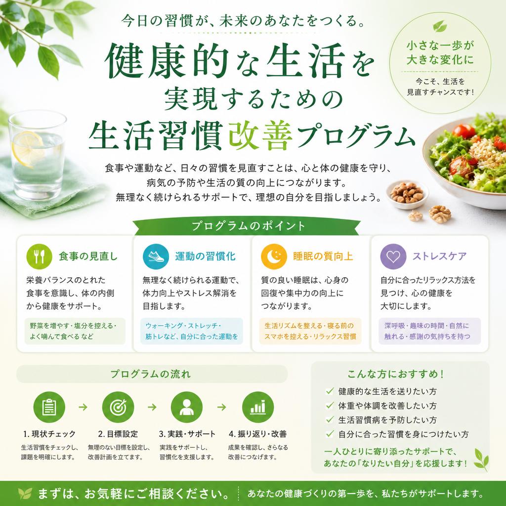 生活習慣改善プログラム