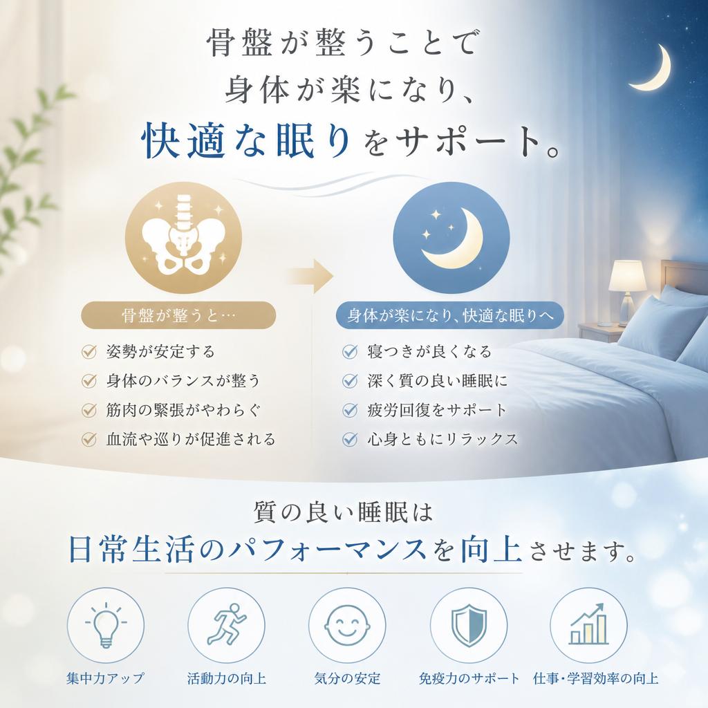眠りの質を向上させる